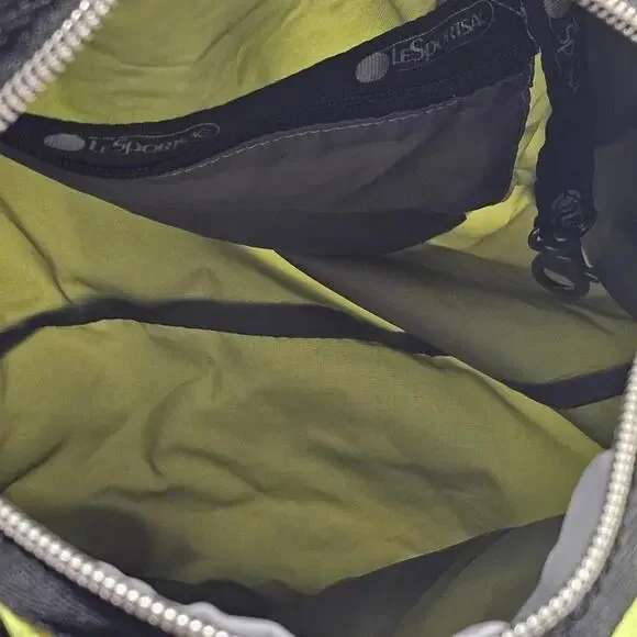 LeSportsac Colette Convertible Duffel Bag Weekend Gym Crossbody Highlighter - Picture 11 of 14